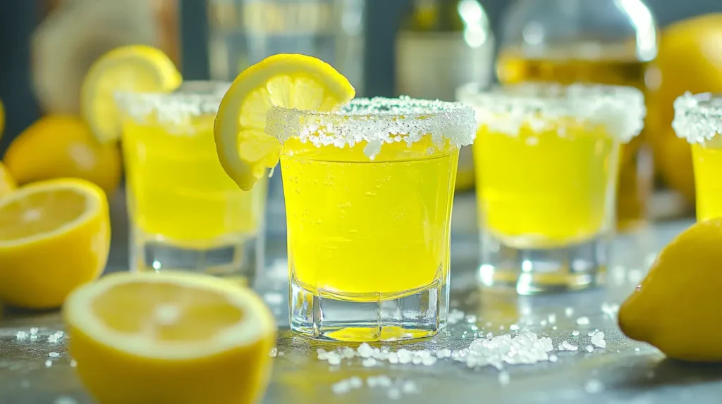 Lemon drop jello shots