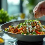 Chicken Shawarma with Creamy Garlic Sauce