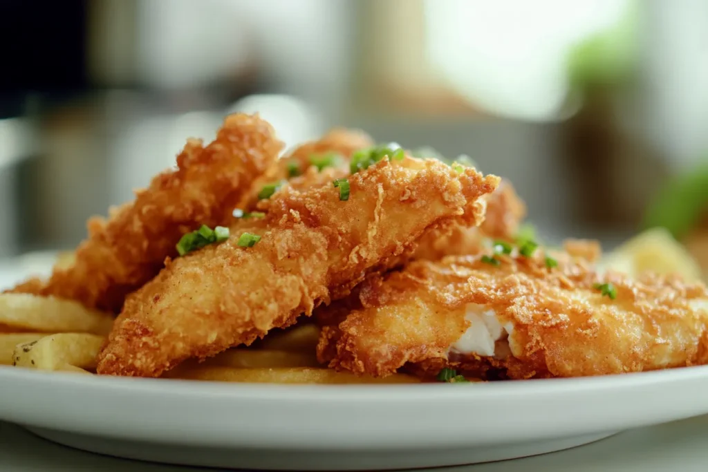Crispy Fish and Chips