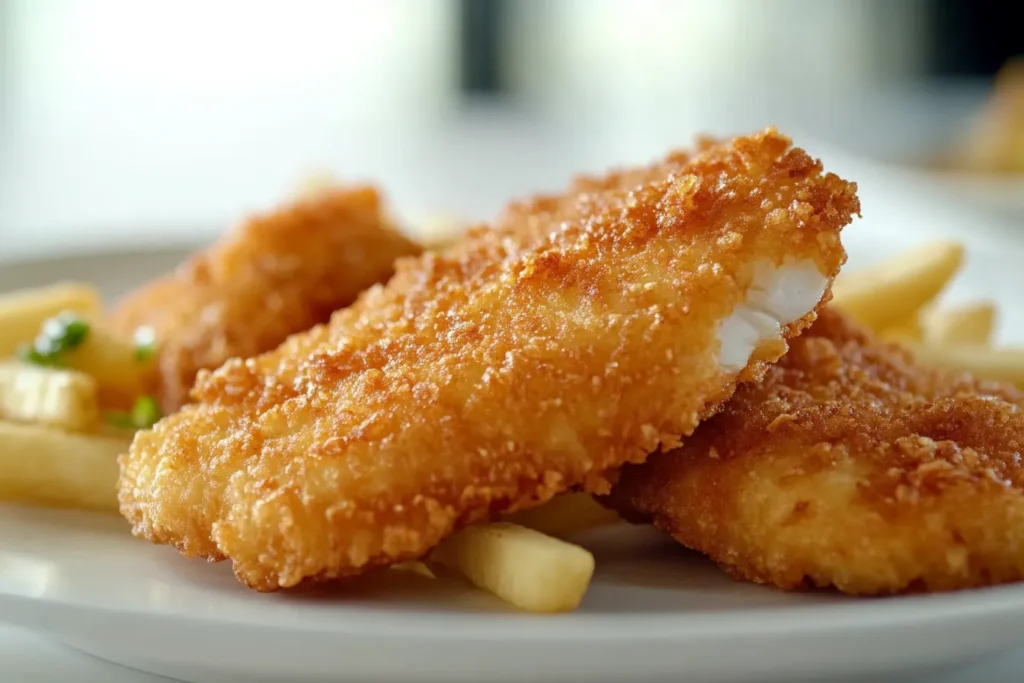 Crispy Fish and Chips