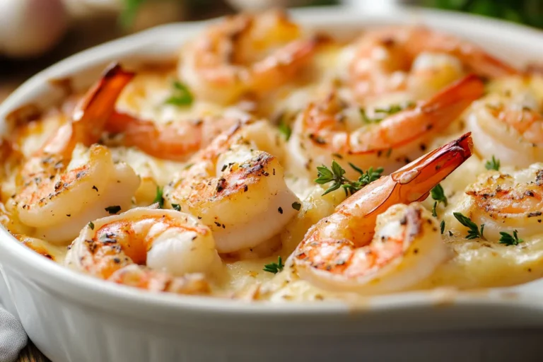 Garlic Shrimp Gratin