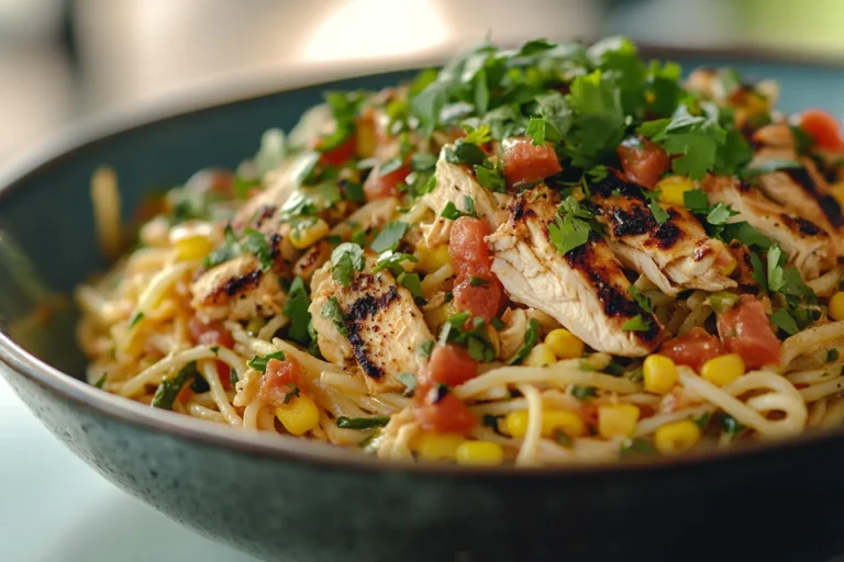 Mexican Chicken Spaghetti