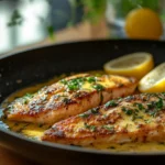 Pan Fried Fish with Lemon Butter Sauce