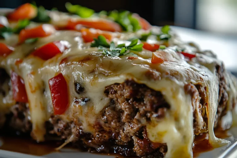 Philly Cheesesteak Meatloaf