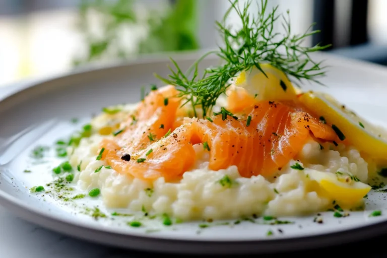 Smoked Salmon Lemon Risotto