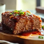 Air Fryer Meatloaf with Brown Sugar Glaze