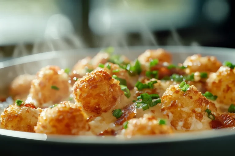 Chicken Bacon Ranch Tater Tot Casserole