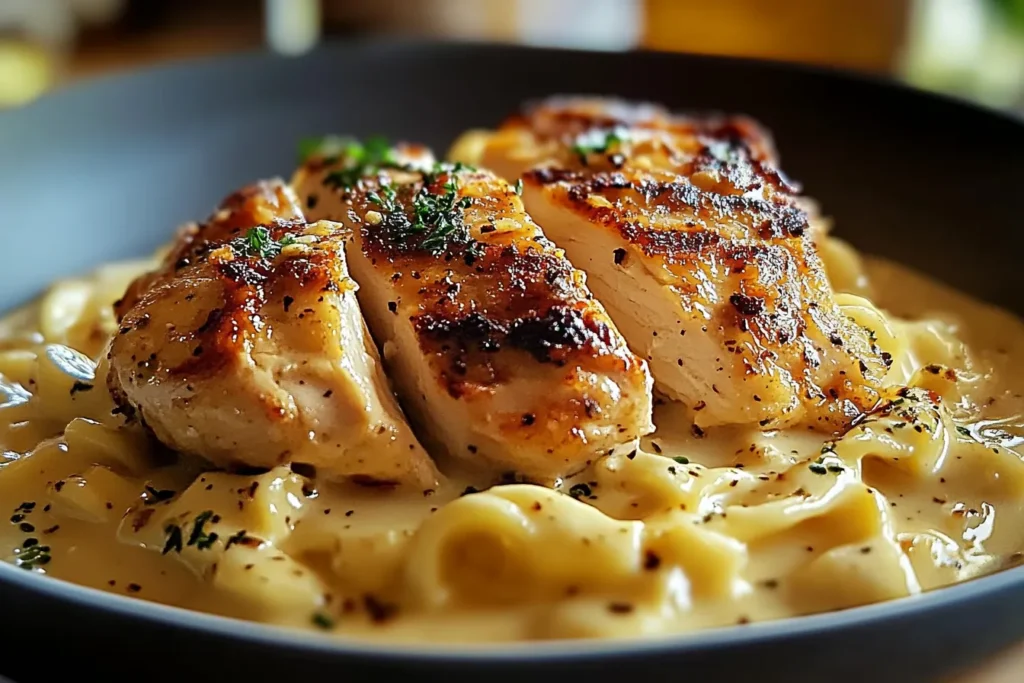 Chicken with Buttered Noodles