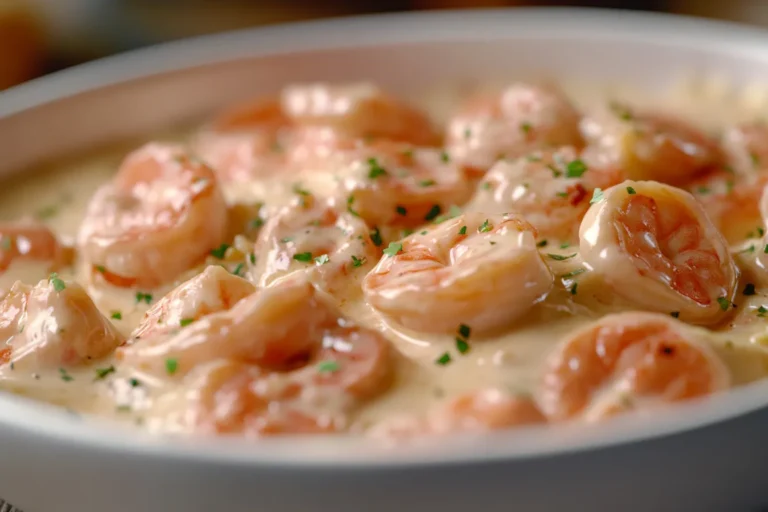 Creamy Salmon and Shrimp Alfredo Delight