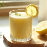 Creamy lemonade drink