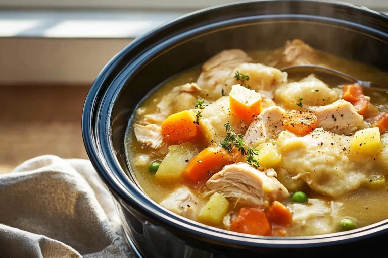 Crockpot Chicken and Dumplings