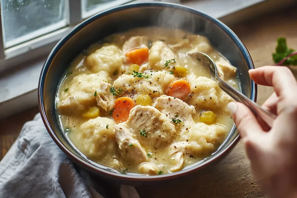 Crockpot Chicken and Dumplings