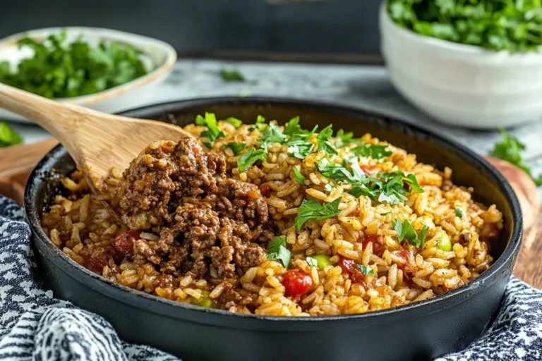 Dirty Rice with Ground Beef