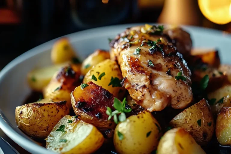 Lemon Balsamic Chicken and Potatoes