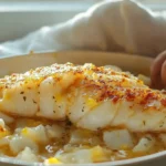 Lemon Butter Baked Cod