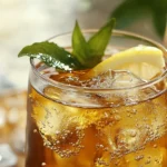 Lemon myrtle iced tea