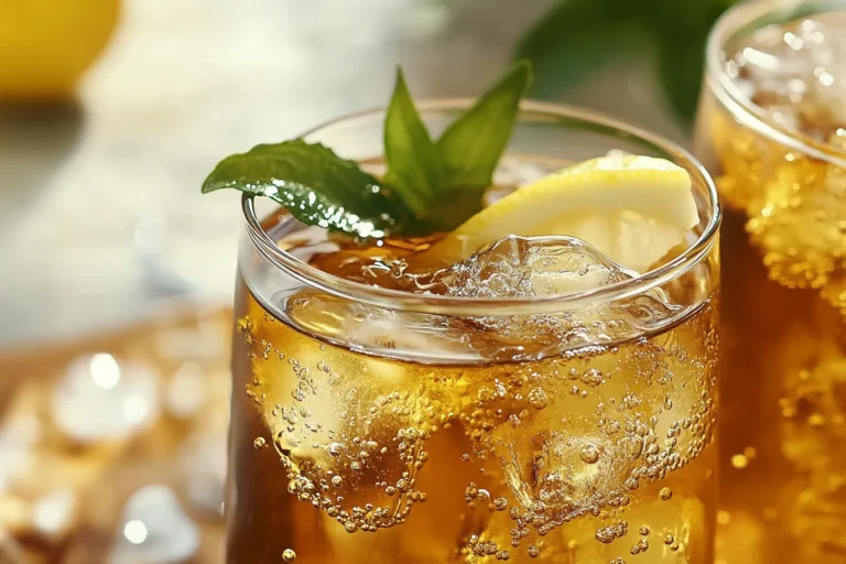 Lemon myrtle iced tea
