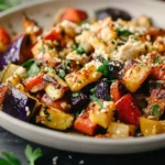 Maple tahini roast vegetables