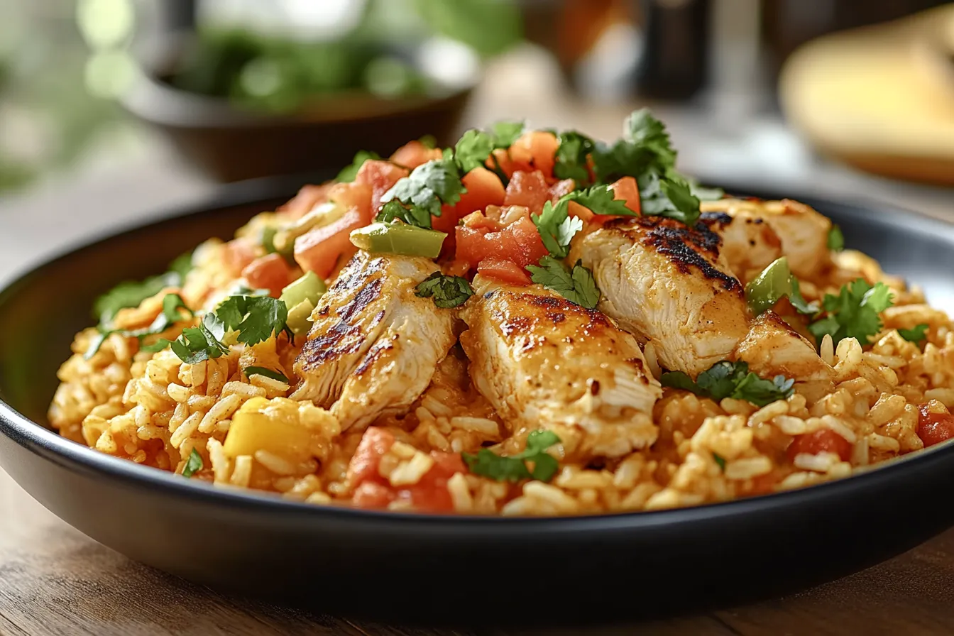 Pollo Loco - Mexican Chicken & Rice with Creamy Queso