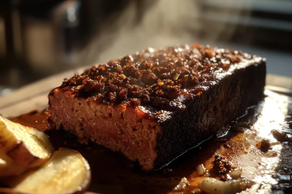 Smoked Pork and Beef Meatloaf with Coffee Rub