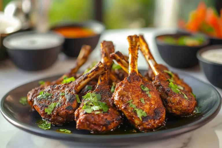 Tikka marinated lamb chops