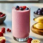 banana berry protein smoothie