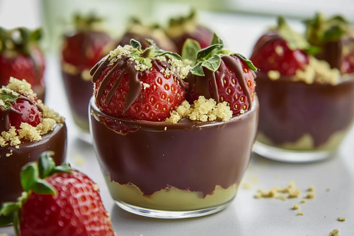 Dubai Chocolate Strawberries