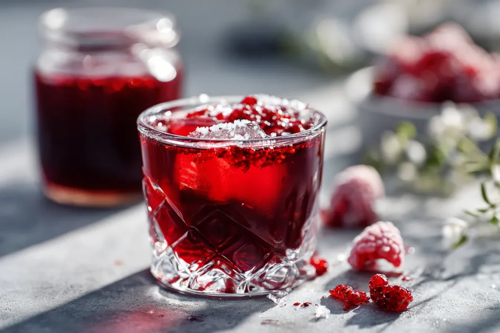 mocktail bourbon jam cocktail