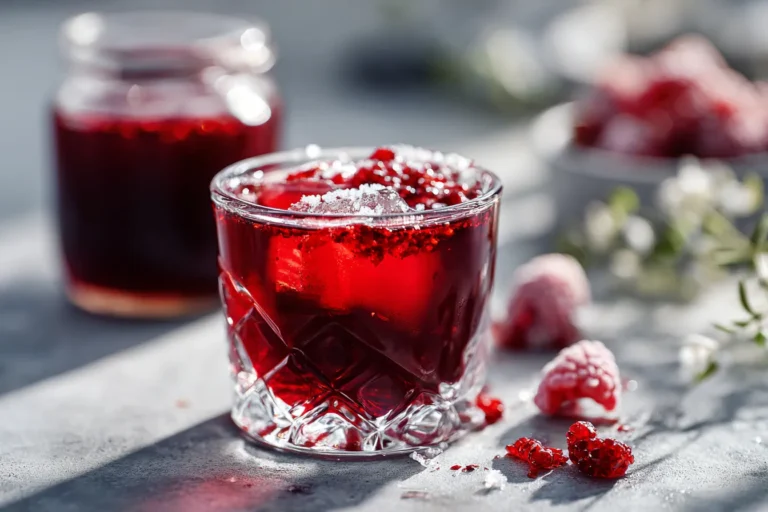 mocktail bourbon jam cocktail