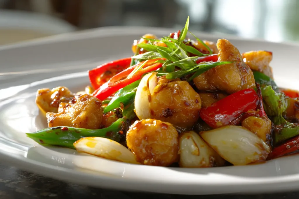 pickled garlic chicken dish