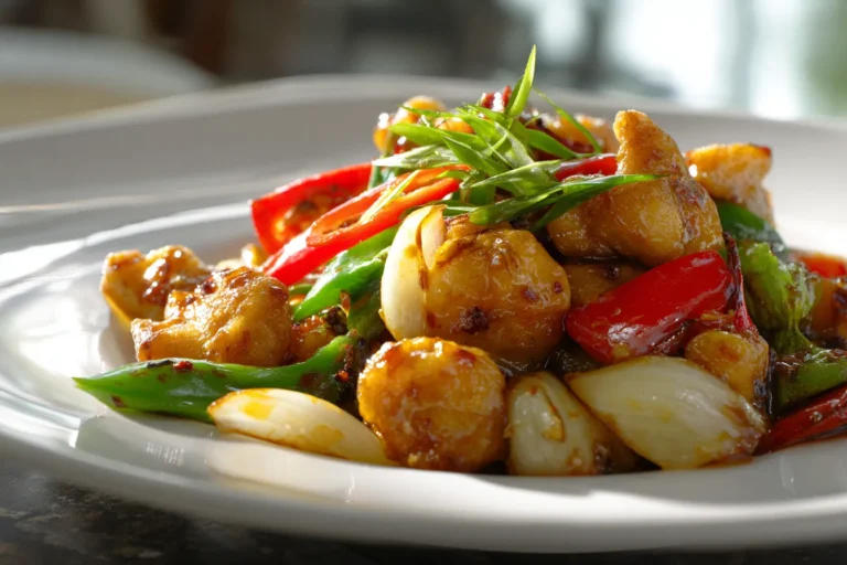 pickled garlic chicken dish