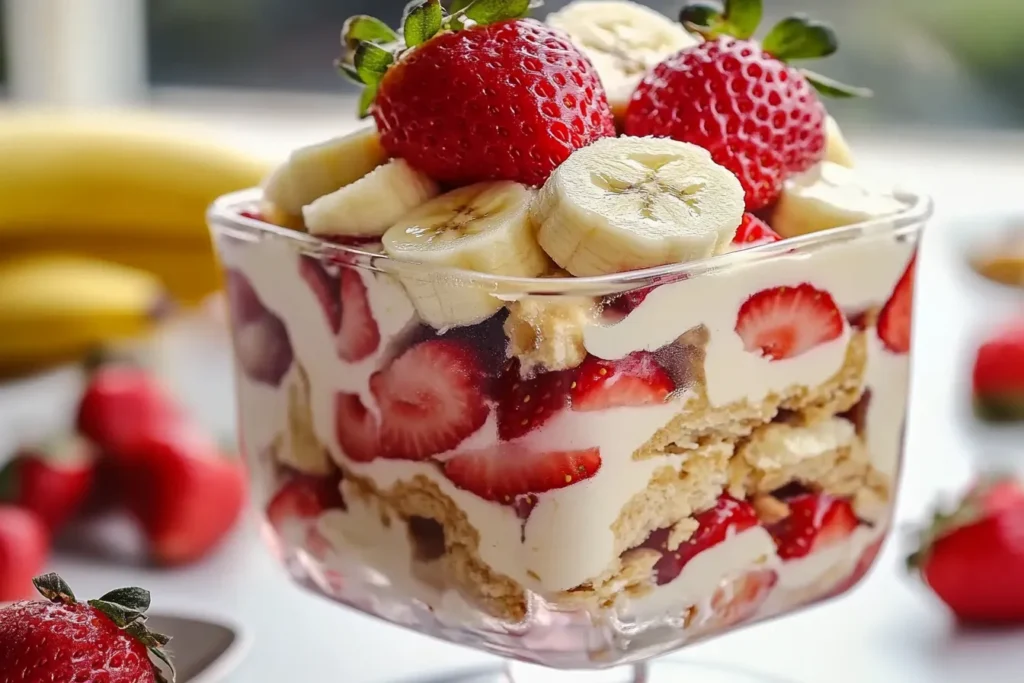 Strawberry Banana Pudding