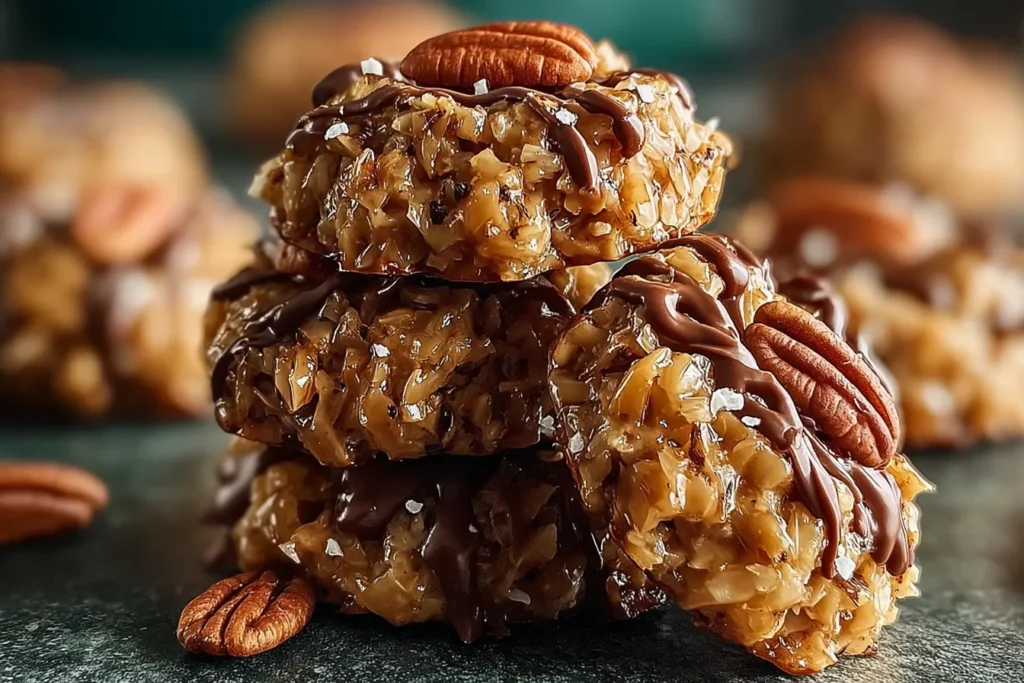 No-Bake Coconut Pecan Praline Cookies: Quick & Delicious