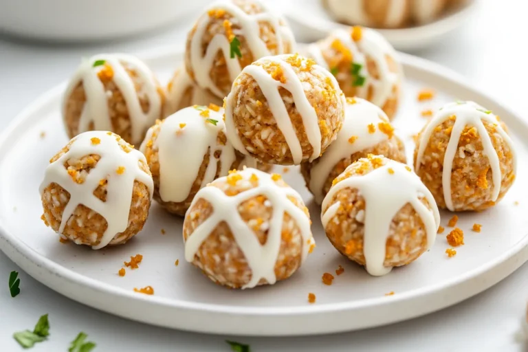 No-Bake Carrot Cake Protein Balls
