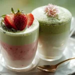 Refreshing Strawberry Matcha Latte