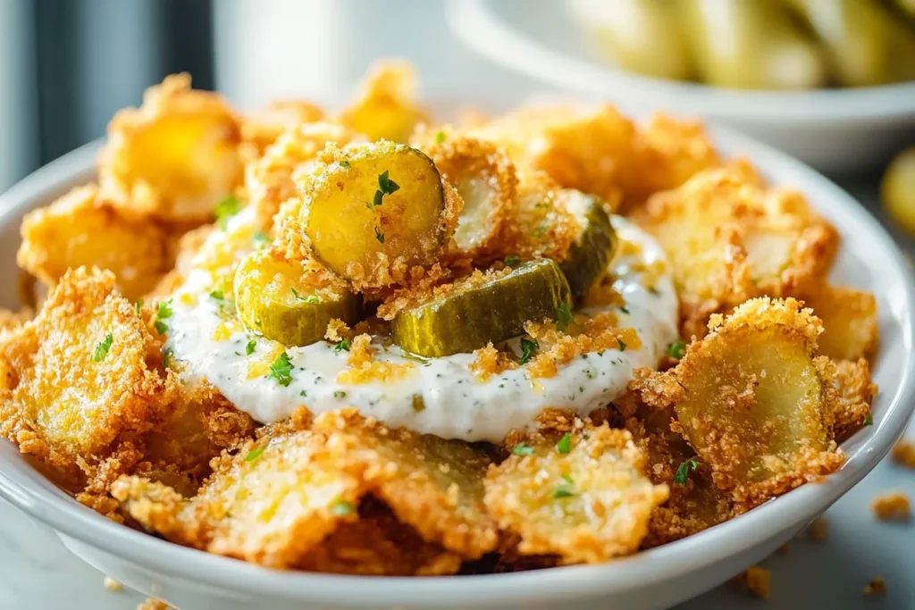 High-Protein Fried Pickle Dip