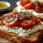 Ricotta and Tomato Sourdough Toast