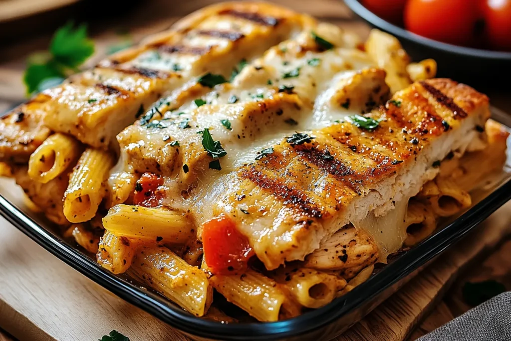 Honey Pepper Chicken Panini Pasta