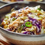 Egg Roll Bowls with Chicken and Cabbage