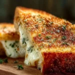 Garlic Bread Grilled Cheese